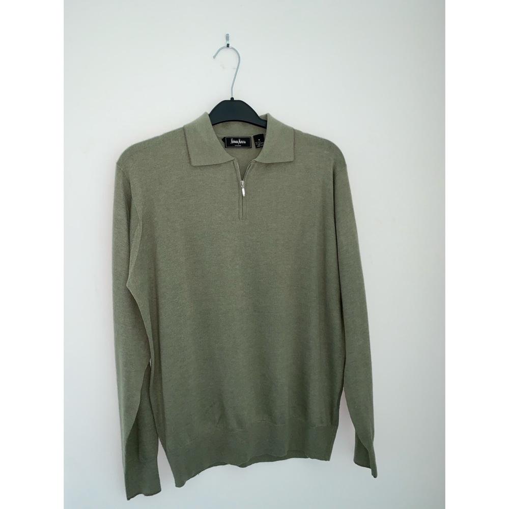 *Neiman Marcus 1/4 zip - Silk and Cashmere*